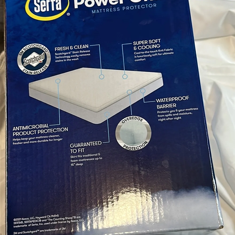 Serra new power chill Twin mattress protector